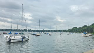 beautiful day at the beach ⛱️ in the summer 🇺🇸 //lake harriet.