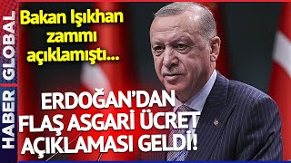 FLAŞ! Erdoğan Son Dakika Asgari Ücret Açıklaması Geldi!