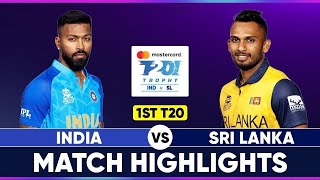 India vs Sri Lanka 1st T20 Cricket Match Full Highlights Cricket Live Highlights 3/1/2023