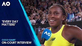 Coco Gauff On-Court Interview | Australian Open 2025 Second Round