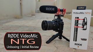 RODE VideoMic NTG | Unboxing | Initial Review