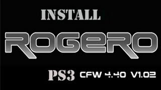 Rogero CFW 4.40 \u0026 Latest Version of multiMAN (Version 04.30.00) (Install steps )