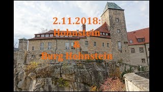 2.11.2018: Hohnstein \u0026 Burg Hohnstein, Deutschland