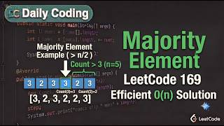 🔥 Majority Element in O(n) Time | HashMap Solution | LeetCode 169 #dsa #codinginterview #coding