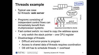 Operating systems lecture 5