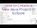How to Create a New Java Project in Eclipse