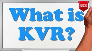 What is the full form of KVR?