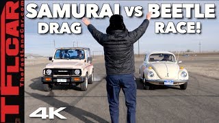 Suzuki Samurai vs VW Beetle Drag Race: The Winner is Obvious! | Beetle Diaries Ep. 12