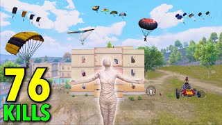 76 Kills😱MY BEST GAMEPLAY in APARTMENTS TODAY🔥PUBG Mobile