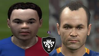 INIESTA 🇪🇦 - Face Evolution - PES 3 to PES 2019 + myClub Legend/iconic Moment