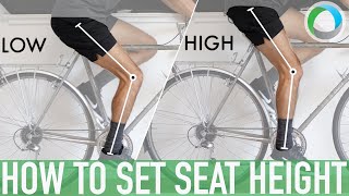 How to Set Your Bicycle Seat Height