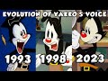 Evolution of Yakko's Voice in Animaniacs (1993-2023)