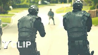 Code 8 - Guardian Robots Shoot a Run Away Mutant Scene | Code 8 | Movie Clip