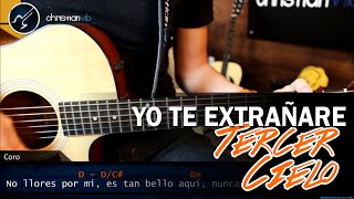 Como tocar Yo Te Extrañare TERCER CIELO En Guitarra | Tutorial Acordes Christian