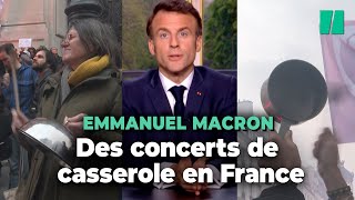 Pendant l’allocution de Macron, des « concerts de casserole » un peu partout en France