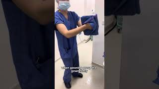 Surgical scrub technique