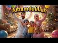 Alhamdulillah! 🌟 Peaceful Kids Nasheed | Baba Ibrahim Yakhub & Fathima | DeenStarKidTV