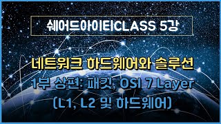 쉐어드아이티CLASS 5강 네트워크 하드웨어와 솔루션 1부 상편