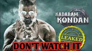 Don't Watch It | Kadaram Kondan | Movie Review | Fan Review | Who likes it