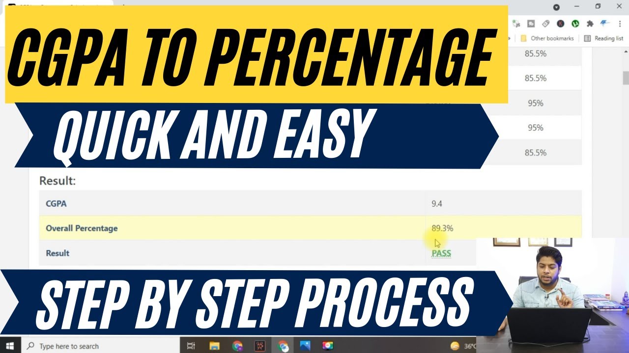 How To Convert CGPA To Percentage For CBSE Result Step By Step Process ...