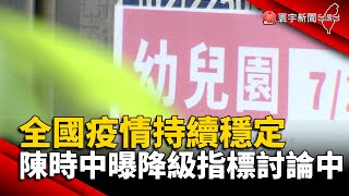 全國疫情持續穩定 陳時中曝降級指標討論中@globalnewstw