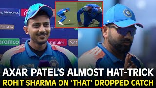 #AxarPatel’s Almost hat-trick | #RohitSharma on 'that' Dropped Catch |  | #ChampionsTrophy ZA1K