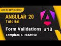 Angular 20 Tutorial for Beginners | Form Validations in angular | #13