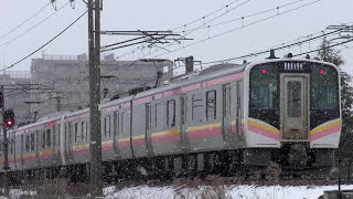 E129系B25+A27編成信越本線下り普通441M【4K】