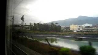 20101113@3371次(EMU700型電聯車)區間特快~頂埔站通過!!