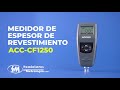 Medidor de espesor de revestimiento, de 0 a 1250 µm, ACC-CF1250