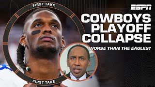 Stephen A.: The Cowboys' collapse in the playoffs is more disappointing than the Eagles | First Take