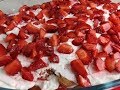 Tiramisù alle fragole - senza uova e mascarpone