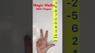 Magic Maths Addition and Subtraction with fingers #abacus #math #shorts #trending