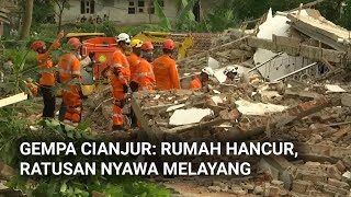 Gempa Cianjur, Rumah Hancur, Ratusan Nyawa Melayang | Relawan Cianjur Selatan Distribusikan Bantuan