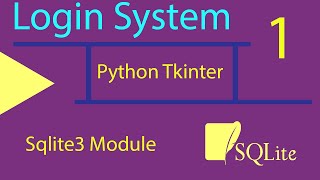 1 - Login System using Python Tkinter and Sqlite3 Module.