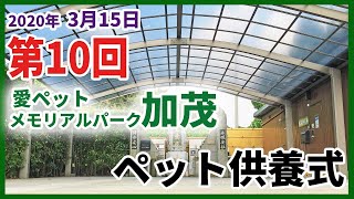 ﾍﾟｯﾄ火葬葬儀 愛ﾍﾟｯﾄﾒﾓﾘｱﾙﾊﾟｰｸ加茂 京都2020年3月度月例法要