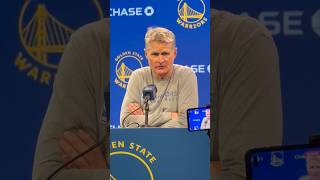 Warriors Head Coach Steve Kerr on status of Jonathan Kuminga