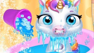 Fun Pony Care Kids Game - My New Born Baby Unicorn - Play Babysitter, Animal Dress Up Games For Kids
