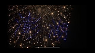 ［4K] 2019澎湖花火節，最新節目～無人機（空拍機）表演