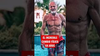 El increíble cambio físico con 68 años 🥶 #cambiofísico #culturismo #fitness #gimnasio #rubifitnews