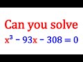 I Solved A Nice Cubic Equation | Algebra