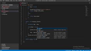 Dynamic Stack Implementation in Java Language