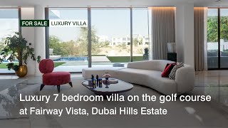 Luxury 7 bedroom villa on the golf course at Fairway Vista, Dubai Hills Estate | haus \u0026 haus