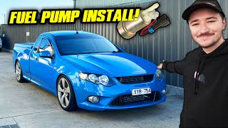 FG UTE FUEL PUMP INSTALL!   In-tank 460 500hp capable