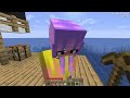 atrapado con mi amiga en medio del mar en minecraft