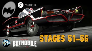 Building the 1/8 scale diecast Batman 1966 Bamobile model by Fanhome Stages 51 - 56