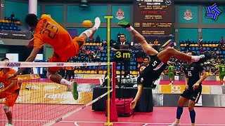 10 อันดับ ลูกฟาดตะกร้อโคตรท่วม | TOP10 Highest Jump Spike in Sepak Takraw