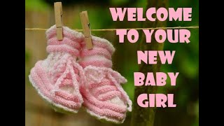 IT'S A BABY GIRL. Congratulations on the arrival of your precious Baby Girl.