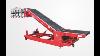 Portable Carton Loading Conveyor For 20'ft Container Loading or Unloading