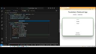JavaScript - Vanilla Flashcard App